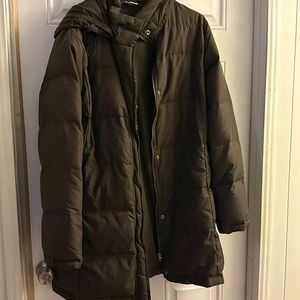 Size L Mimi Maternity Brown Bubble Coat